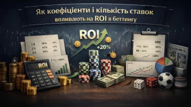 Що таке ROI у ставках на спорт і чому це ключовий показник.