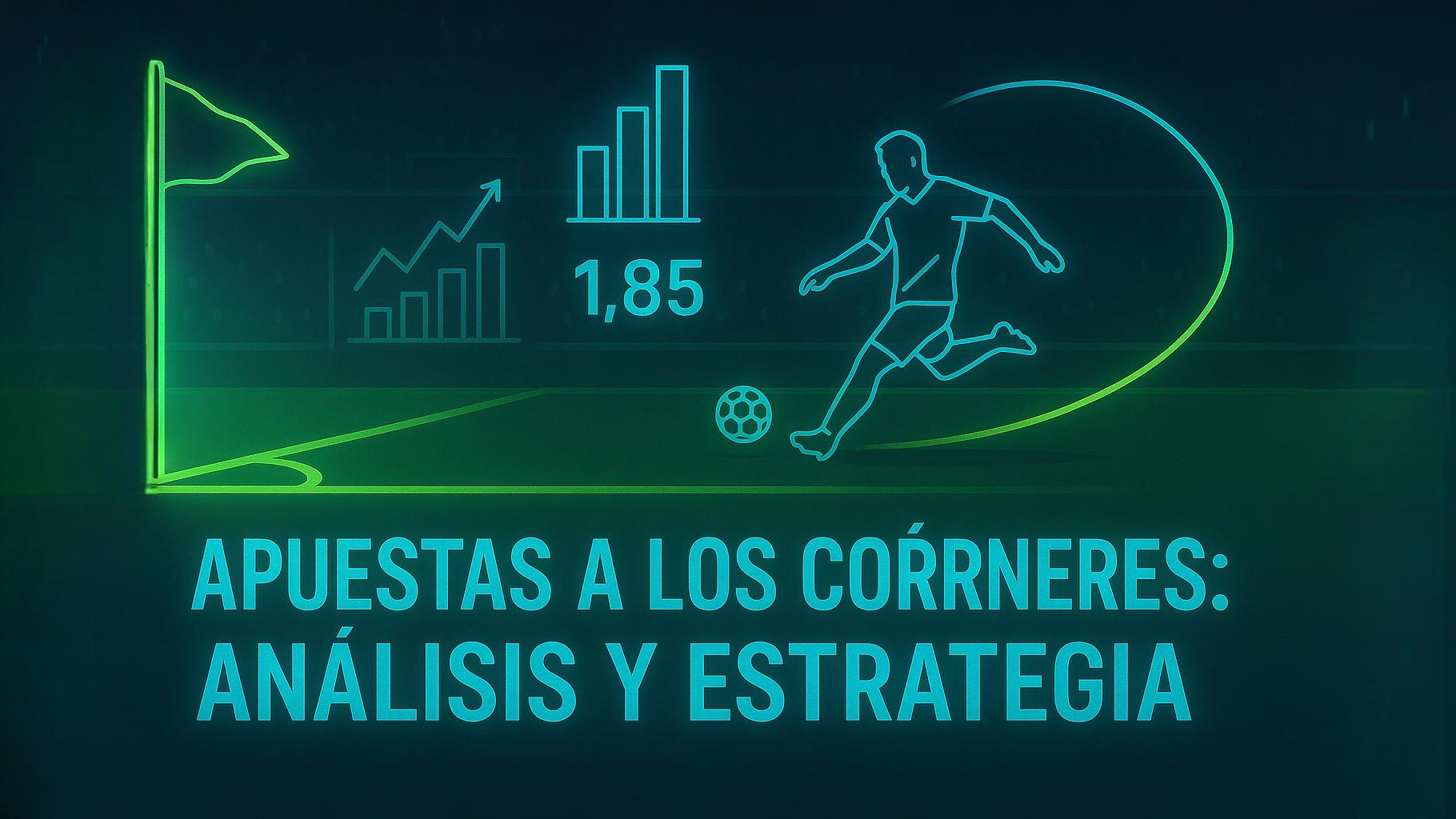 Apuestas a córners totales.